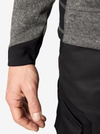 Unisex Fleece Troyer Patrick anthrazit-schwarz